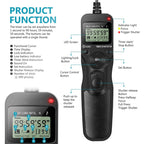 Aputure AP-TR3N LCD Timer Remote Cord for Nikon D5100，D3100, D7000, D5000, D90, AP-TR3N