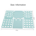 Durable Plastic Laundry Storage Fold Unique Clothing Shelves Stacked Board Organizer Tools, Random Color Delivery, Expand Size: 66*57cm, 2317