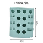 Durable Plastic Laundry Storage Fold Unique Clothing Shelves Stacked Board Organizer Tools, Random Color Delivery, Expand Size: 66*57cm, 2317