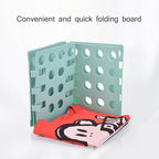 Durable Plastic Laundry Storage Fold Unique Clothing Shelves Stacked Board Organizer Tools, Random Color Delivery, Expand Size: 66*57cm, 2317