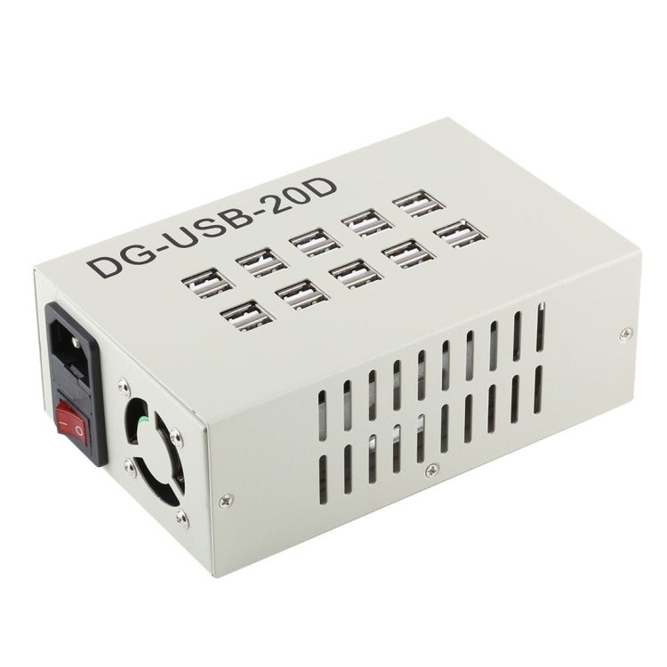 60W 12A 20 USB Ports Fast Charger Station Travel Desktop Charger Power Adapter – TPU