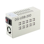 60W 12A 20 USB Ports Fast Charger Station Travel Desktop Charger Power Adapter – TPU