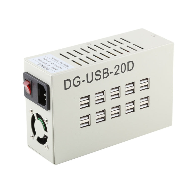 60W 12A 20 USB Ports Fast Charger Station Travel Desktop Charger Power Adapter – TPU
