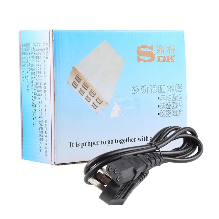 60W 12A 20 USB Ports Fast Charger Station Travel Desktop Charger Power Adapter – TPU