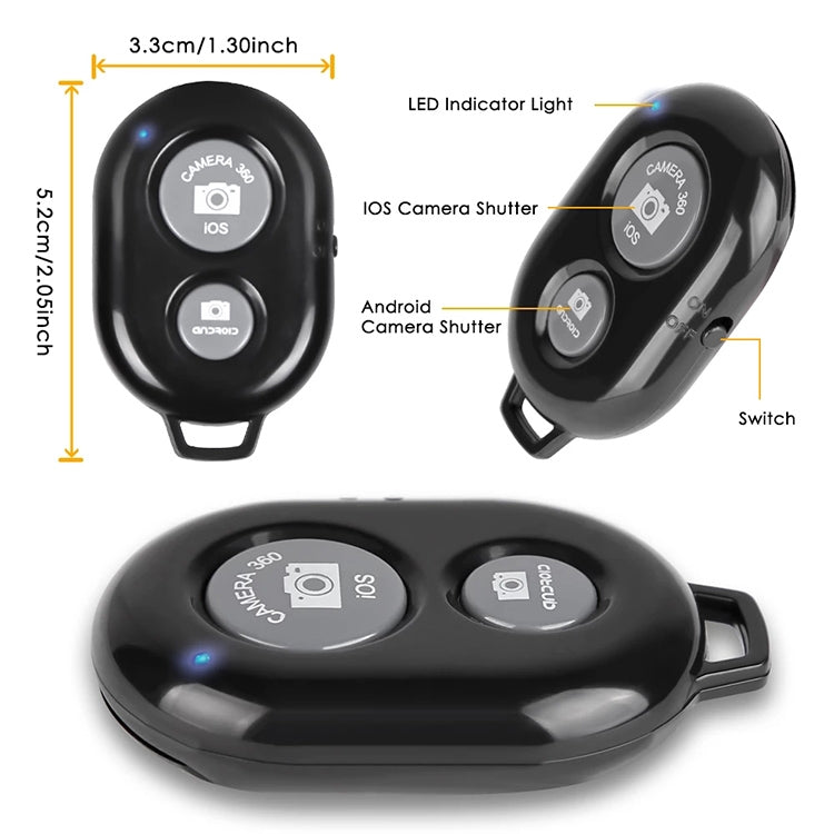 BRCMCOM Accessory – Chip Universal Bluetooth 3.0 Remote Shutter Camera Control Self-timer,...