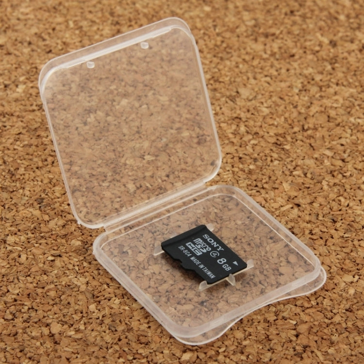 100 PCS Transparent Plastic Storage Card Box for Micro SD Card (TF Card), TF Card – Durable Build, Easy to Use TF Card