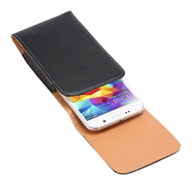 Crazy Horse Texture Vertical Flip Leather Case / Waist Bag with Back Splint and for iPhone X & Galaxy S5 / G900 & S7 / G935