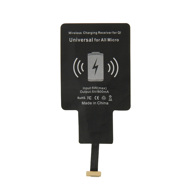 Wireless Charging Receiver For QI, Universal for All Micro – Wireless Charging, For Micro USB Phones