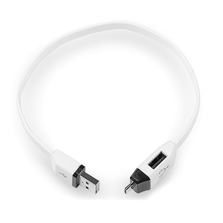 OTG-Y-01 USB 2.0 Male to Micro USB Male + USB Female OTG Charging Data Cable for Android Phones / Tablets with OTG Function, Length: 30cm, Length: 30cm – Data Transmission, TPU