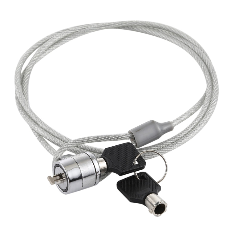 Anti-Theft Office Notebook Laptop PC Computer Desk Key Security Lock Chain Cable, Length: about 1.2m, Length: 1.2m – Durable Build, Easy to Use
