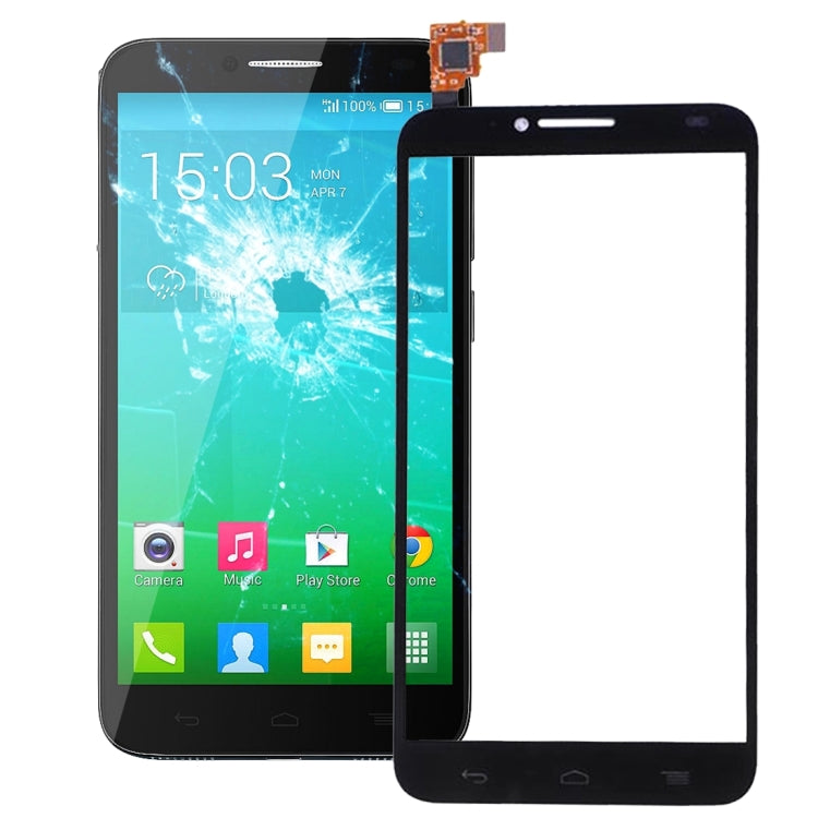 For Alcatel One Touch Idol 2 / OT6037 / 6037 / 6037Y Touch Panel, For Alcatel One Touch Idol 2 For Alcatel One Touch Idol 2 Black