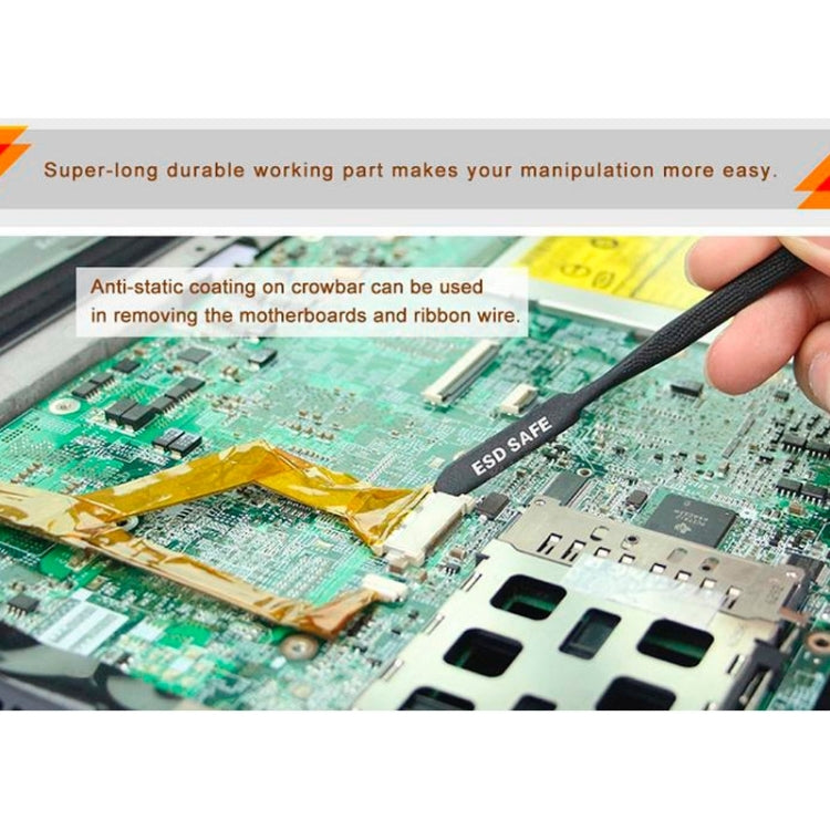 JAKEMY JM-OP13 Anti-static Pry Bar Metal Opening Tool / Flex Cable Remove Tool, JM-OP13 – Durable Build, Easy to Use