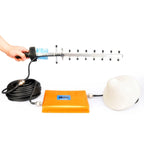 LED 3G WCDMA 2100MHz Signal Booster / Signal Repeater with Yagi Antenna, Signal Booster Signal Booster