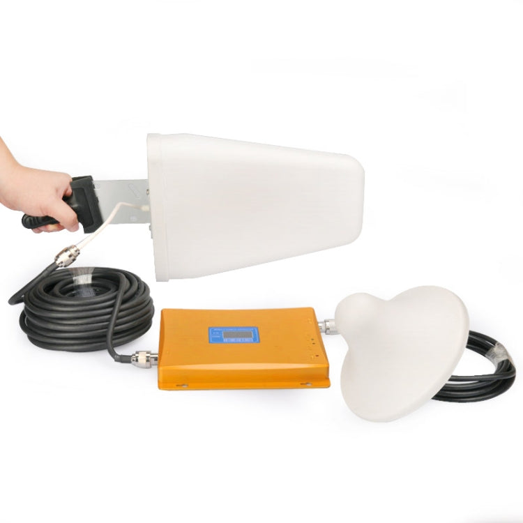 Mobile LED WCDMA 2100MHz & GSM 900MHz Signal Booster / Signal Repeater with Logarithm Periodic Antenna Default Title
