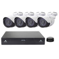 4CH H.264 720P HD Bullet IP Camera NVR Kit, 30m IR Night Vision, Support Video / Audio Input, 4CH H.264 720P 4CH H.264 720P