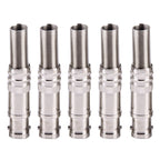 5 PCS Straight Female BNC Connector for DVR / Cable, Female BNC Connector