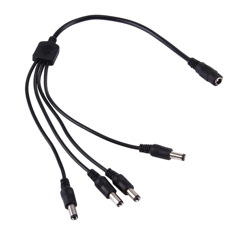 1 Female to 4 Male Plug 5.5 x 2.1mm DC Power Cable – Durable Build, Easy to Use