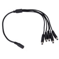 1 Female to 5 Male Plug 5.5 x 2.1mm DC Power Cable Default Title