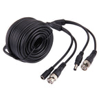 CCTV Surveillance Camera Video Cable w. BNC Connector, Length: 15m Default Title