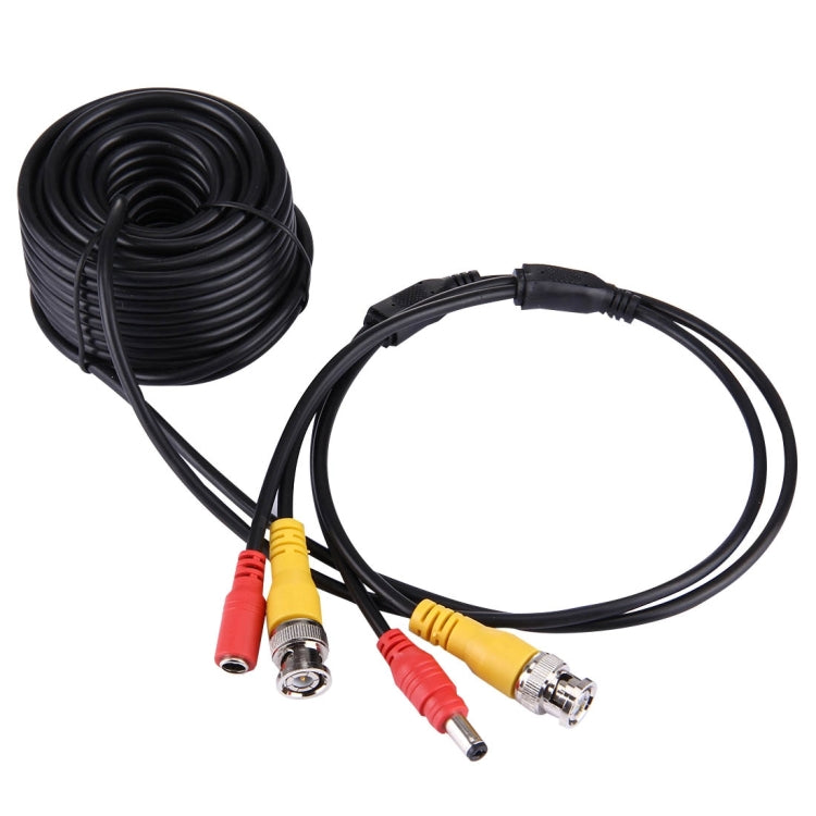 CCTV Cable, Video Power Cable, RG59 Coaxial Cable, Length: 10m Default Title