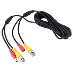 CCTV Cable, Video Power Cable, RG59 Coaxial Cable, Length: 5m Default Title
