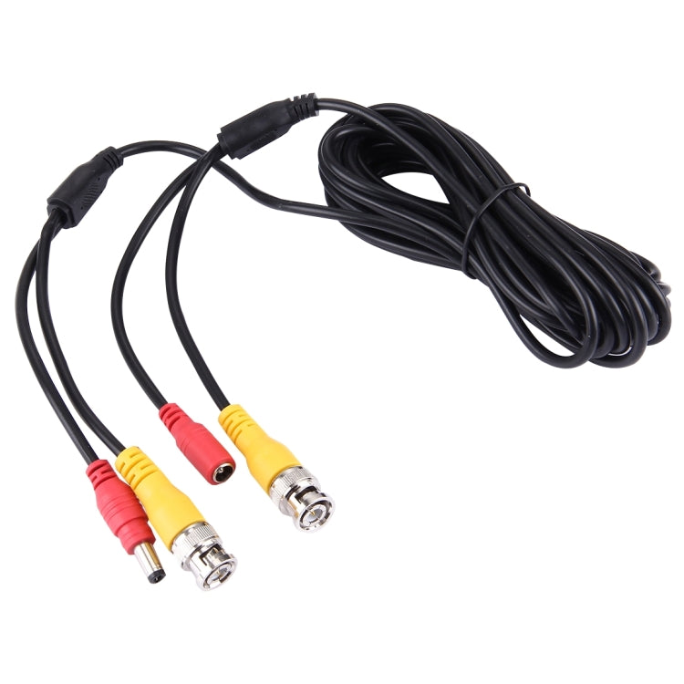 CCTV Cable, Video Power Cable, RG59 Coaxial Cable, Length: 5m Default Title