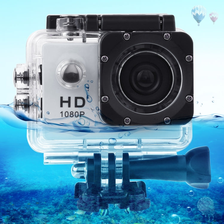 SJ4000 Full HD 1080P 1.5 inch LCD Sports Camcorder with Waterproof Case, 12.0 Mega CMOS Sensor, 30m Waterproof White
