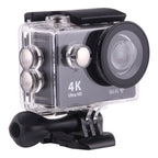 H9 4K Ultra HD1080P 12MP 2 inch LCD Screen WiFi Sports Camera, 170 Degrees Wide Angle Lens, 30m Waterproof, H9 4K (Black) – Waterproof, TPU, 4K