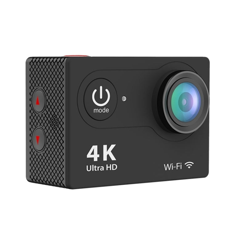H9 4K Ultra HD1080P 12MP 2 inch LCD Screen WiFi Sports Camera, 170 Degrees Wide Angle Lens, 30m Waterproof, H9 4K (Black) – Waterproof, TPU, 4K