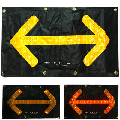 30 LED Car Safety Hazard Traffic Two-way Arrow Direction with Key Indicator Switch Signal Sign, YFY:A4685 YFY:A4685