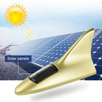 Solar Shark Fin High-positioned Alarm Light, Gray, Red, Gold, Blue