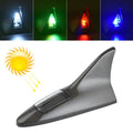 Solar Shark Fin High-positioned Alarm Light, Gray, Red, Gold, Blue Gray Grey
