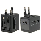 International 2.1A 2-USB EU / AU / UK / US Plug Travel Universal Adaptor, 2.1A
