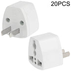 20 PCS Travel Wall Power Adapter Plug Adapter, US Plug, US Plug(20 PCS) US Plug(20 PCS)