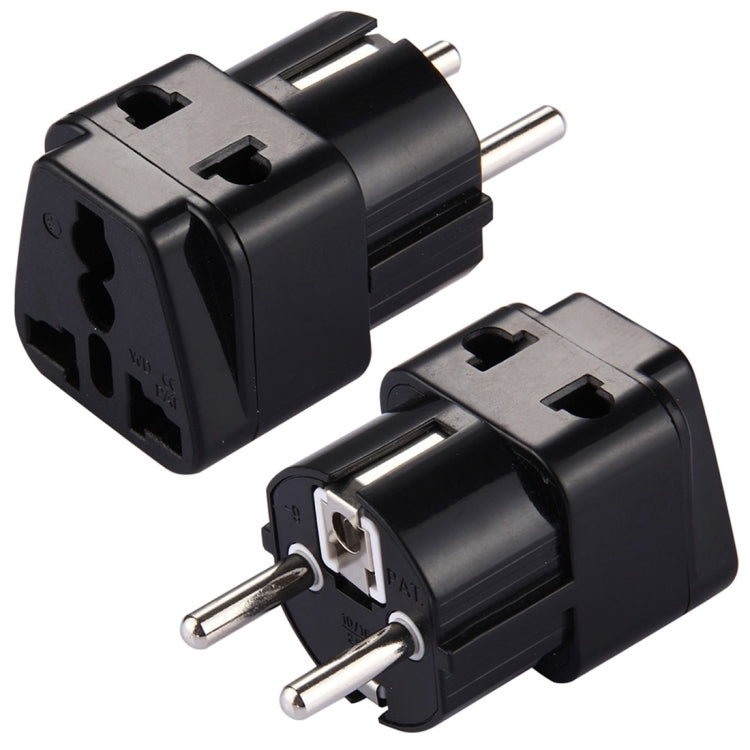 WD-9 Plug Adapter, Travel Power Adaptor with Europe Socket Plug – Durable Build, Easy to Use Black