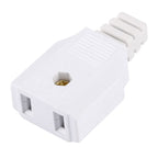 Travel Power Adaptor, US Plug Female, EU Plug Male US Plug Female White