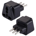 Plug Adapter, Travel Power Adaptor with Italian Plug, Italian Plug Italian Plug Black