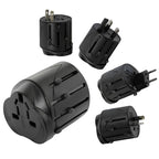 All in 1 EU + AU + UK + US Plug Travel Universal Adaptor, Size: 60 x 58 x 56mm Default Title