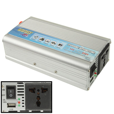500W DC 12V to AC 220V Car Power Inverter with USB Port, 500W DC 12V to AC 220V 500W DC 12V to AC 220V