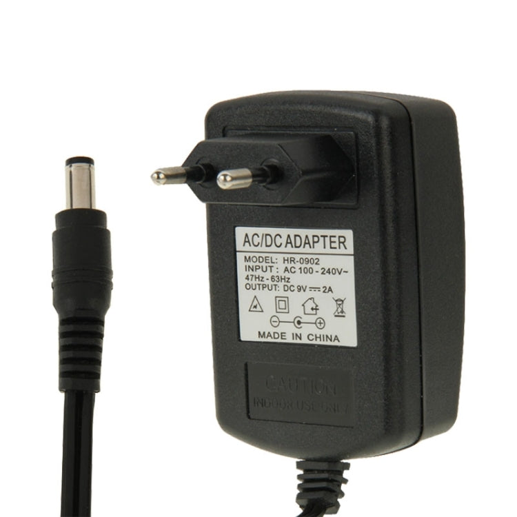High Quality EU Plug AC 100-240V to DC 9V 2A Power Adapter, Tips: 5.5 x 2.1mm, Cable Length: 1m, EU Plug DC 9V 2A EU Plug DC 9V 2A