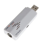 USB Analog TV Stick, Watch Analog TV On Your PC, With AV IN, Suitable for Global, TV Stick – Durable Build, Easy to Use