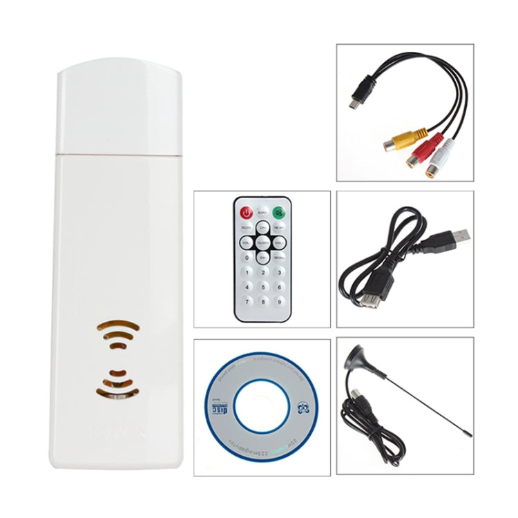 USB Analog TV Stick, Watch Analog TV On Your PC, With AV IN, Suitable for Global, TV Stick – Durable Build, Easy to Use