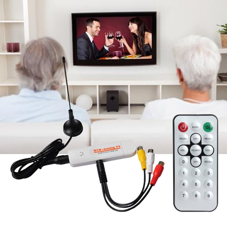 USB Analog TV Stick, Watch Analog TV On Your PC, With AV IN, Suitable for Global, TV Stick – Durable Build, Easy to Use