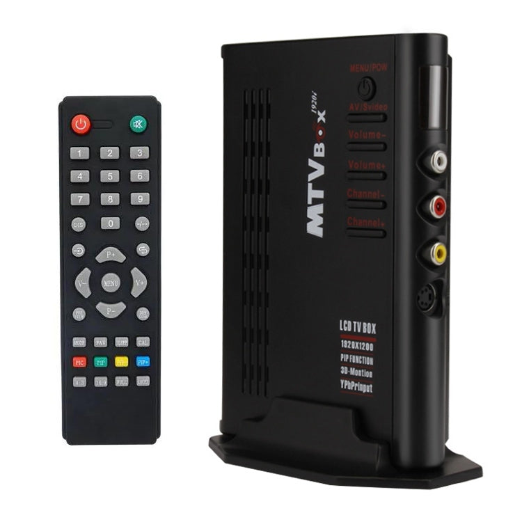 HD LCD TV-Box with Remote Control, TV (PAL-BG+PAL-DK) Black