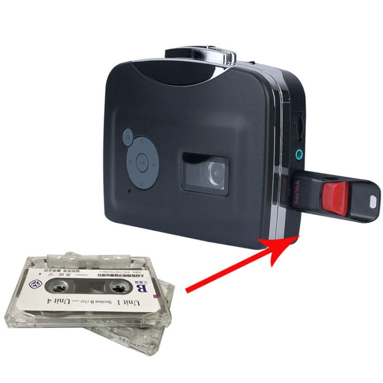Ezcap 230 Cassette Tape to MP3 Converter Capture Audio Music Player, Ezcap 230 Ezcap 230 Black
