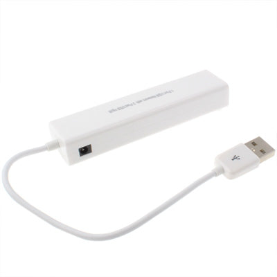 1 Port USB Network With 3 Port USB Hub To Female RJ45 Ethernet Lan Adapter Card, USB 2.0 – Durable Build, Easy to Use