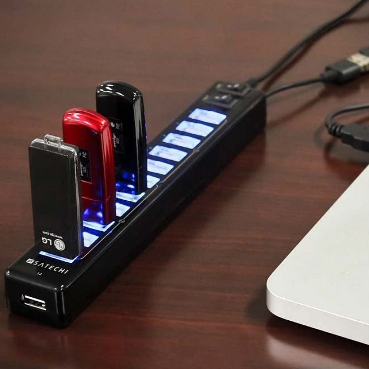 12-Port USB 2.0 HUB，Suitable for Notebook / Netbook – Durable Build, Easy to Use
