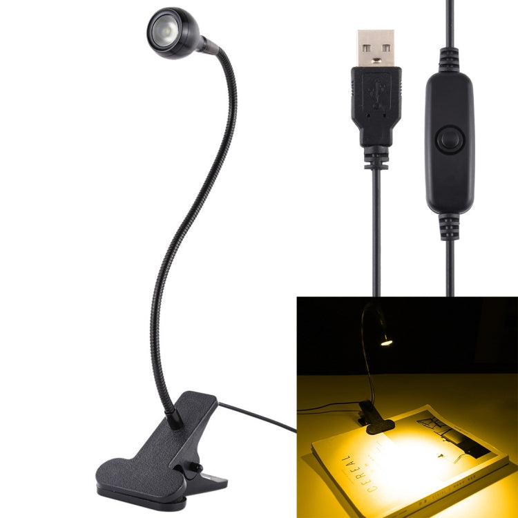 3W 360 Degree Rotation USB Metal Flexible Neck LED Light with Switch & Clip (Warm White Light Silver), S-UL-3119, S-UL-3119A, S-UL-3119B, S-UL-3119S – Aluminum Alloy S-UL-3119A