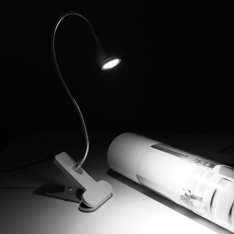 3W 360 Degree Rotation USB Metal Flexible Neck LED Light with Switch & Clip (Warm White Light Silver), S-UL-3119, S-UL-3119A, S-UL-3119B, S-UL-3119S