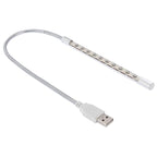 10-LED, 1W, White Light, 10-LED (Silver)